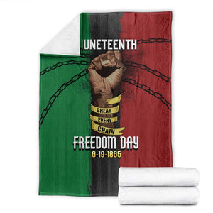 Juneteenth Freedom Day Blanket Black Pride Month