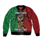 Juneteenth Freedom Day Bomber Jacket Black Pride Month