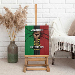 Juneteenth Freedom Day Canvas Wall Art Black Pride Month