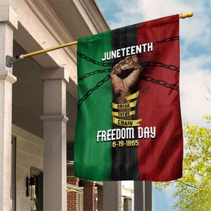 Juneteenth Freedom Day Garden Flag Black Pride Month