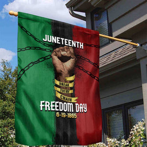 Juneteenth Freedom Day Garden Flag Black Pride Month