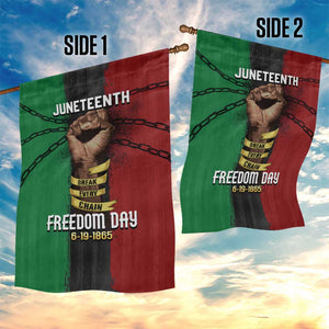 Juneteenth Freedom Day Garden Flag Black Pride Month