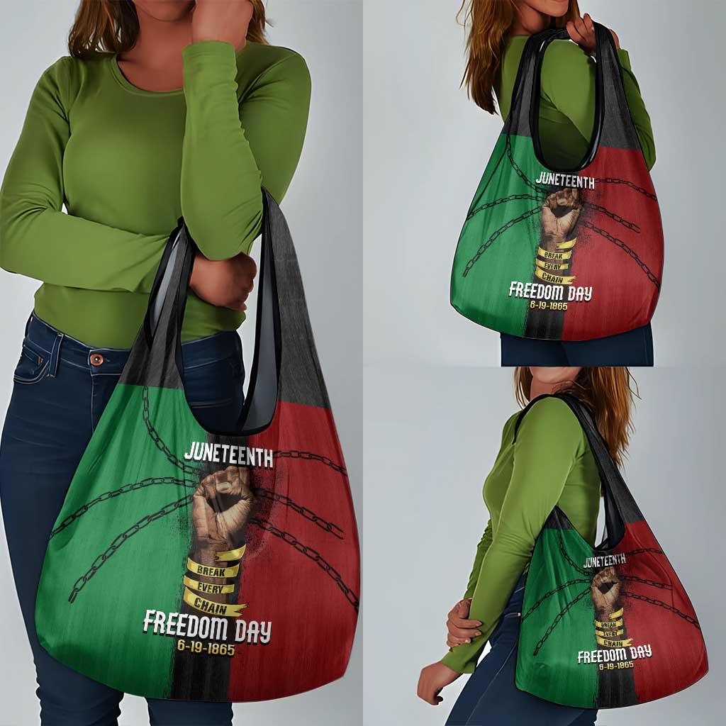 Juneteenth Freedom Day Grocery Bag Black Pride Month