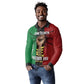 Juneteenth Freedom Day Long Sleeve Polo Shirt Black Pride Month