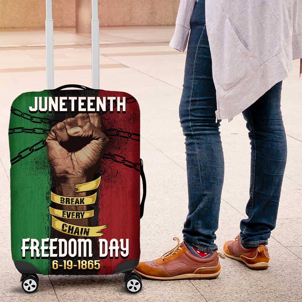 Juneteenth Freedom Day Luggage Cover Black Pride Month