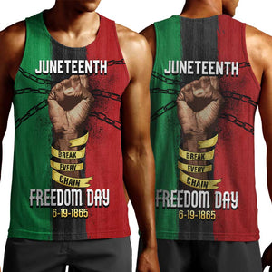 Juneteenth Freedom Day Men Tank Top Black Pride Month