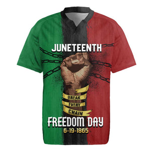 Juneteenth Freedom Day Rugby Jersey Black Pride Month