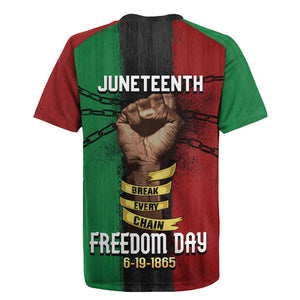 Juneteenth Freedom Day Rugby Jersey Black Pride Month