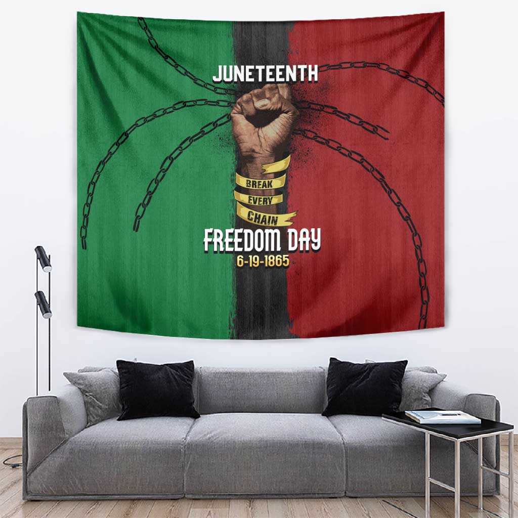 Juneteenth Freedom Day Tapestry Black Pride Month