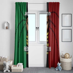 Juneteenth Freedom Day Window Curtain Black Pride Month