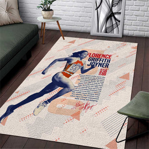 The Phenomenal Woman Flo-Jo Area Rug 1988 Olympic