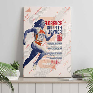 The Phenomenal Woman Flo-Jo Canvas Wall Art 1988 Olympic