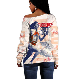 The Phenomenal Woman Flo-Jo Off Shoulder Sweater 1988 Olympic