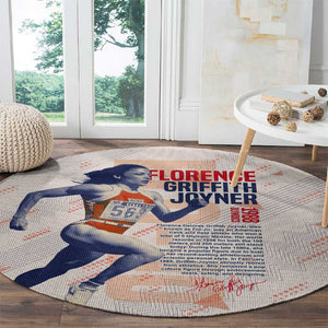 The Phenomenal Woman Flo-Jo Round Carpet 1988 Olympic