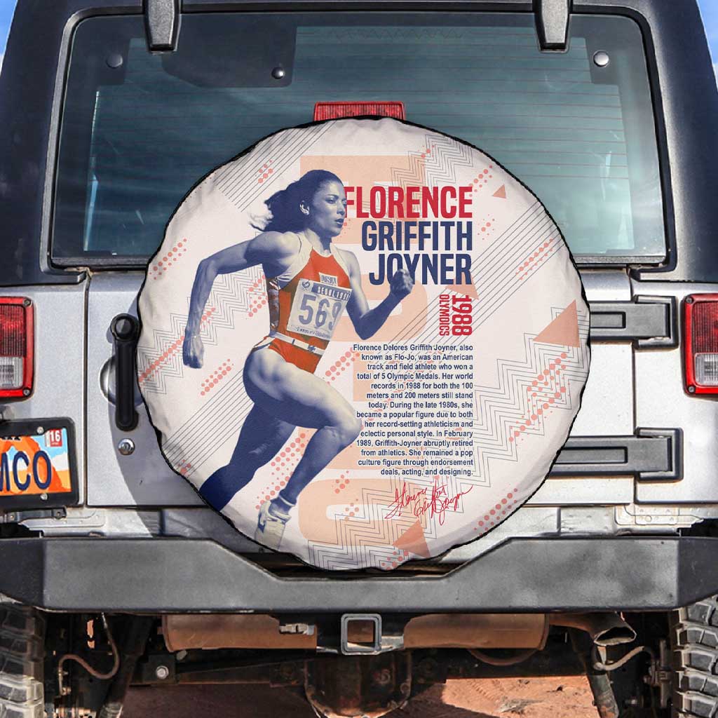 The Phenomenal Woman Flo-Jo Spare Tire Cover 1988 Olympic