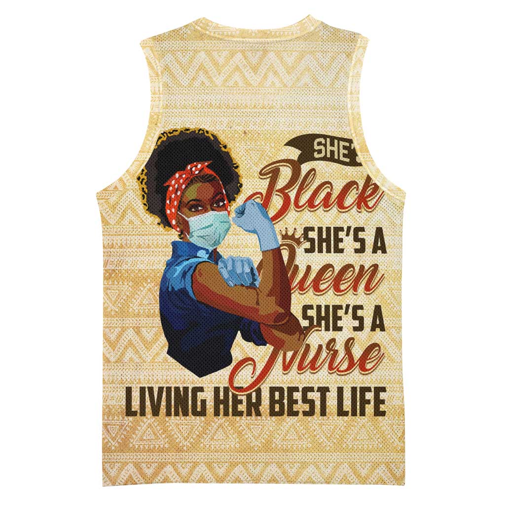 Afro Nurses Basketball Jersey Black Queen African DT02