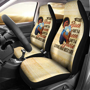 Afro Nurses Car Seat Cover Black Queen African