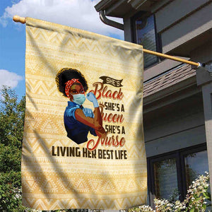 Afro Nurses Garden Flag Black Queen African