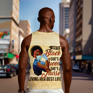 Afro Nurses Men Tank Top Black Queen African