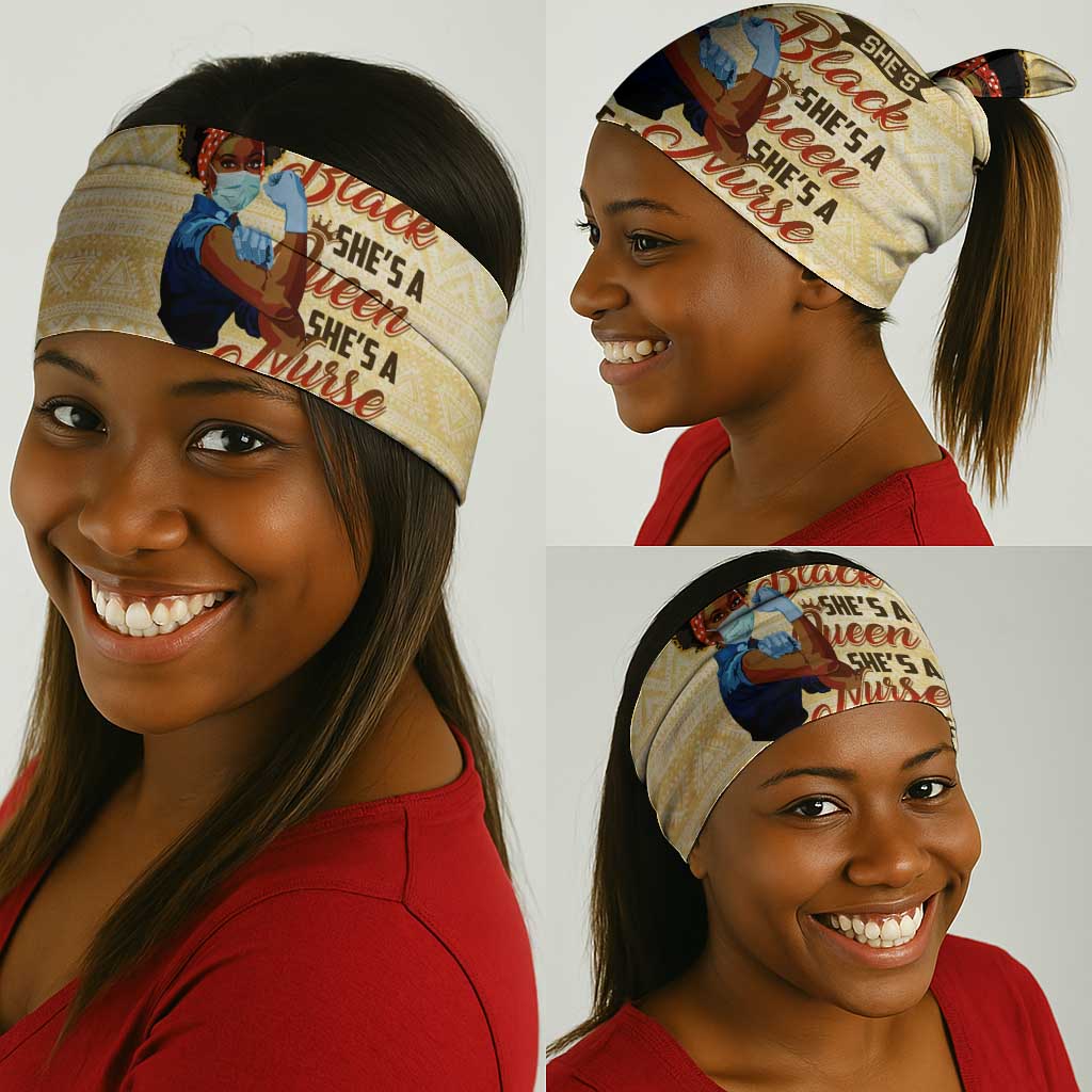 Afro Nurses Neck Gaiter Black Queen African DT02