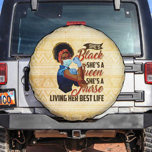 Afro Nurses Spare Tire Cover Black Queen African