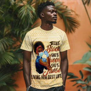 Afro Nurses T shirt Black Queen African