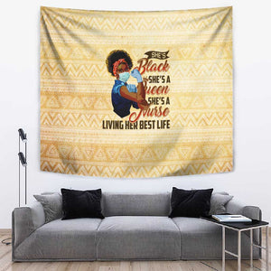 Afro Nurses Tapestry Black Queen African