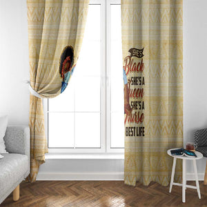 Afro Nurses Window Curtain Black Queen African