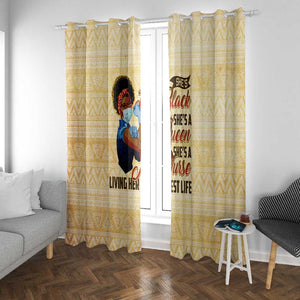 Afro Nurses Window Curtain Black Queen African