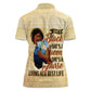 Afro Nurses Women Polo Shirt Black Queen African