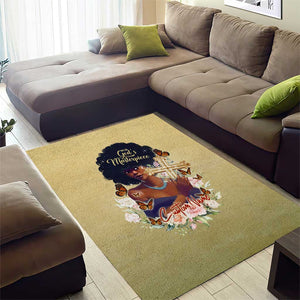 Personalized I Am God's Masterpiece Area Rug African Women