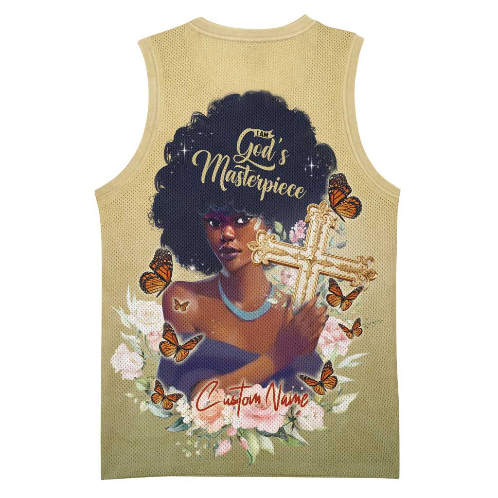 Personalized I Am God's Masterpiece Basketball Jersey African Women DT02