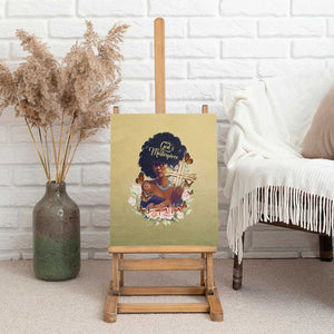 Personalized I Am God's Masterpiece Canvas Wall Art African Women