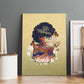 Personalized I Am God's Masterpiece Canvas Wall Art African Women
