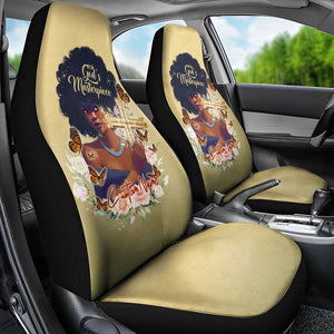 Personalized I Am God's Masterpiece Car Seat Cover African Women