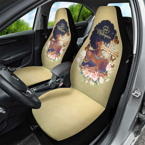 Personalized I Am God's Masterpiece Car Seat Cover African Women