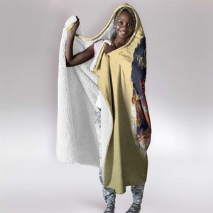 Personalized I Am God's Masterpiece Hooded Blanket African Women