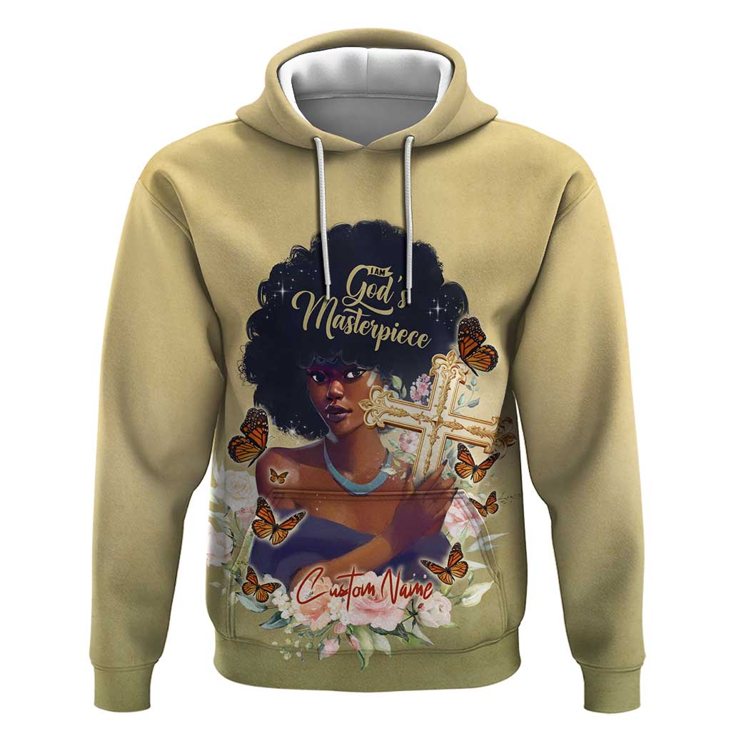 Personalized I Am God's Masterpiece Hoodie African Women