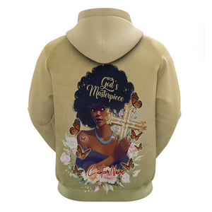 Personalized I Am God's Masterpiece Hoodie African Women