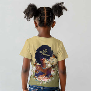 Personalized I Am God's Masterpiece Kid T shirt African Women