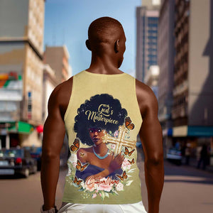 Personalized I Am God's Masterpiece Men Tank Top African Women