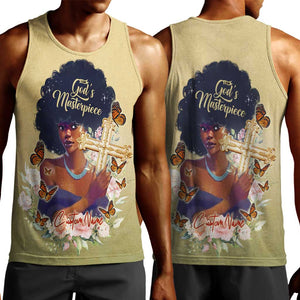 Personalized I Am God's Masterpiece Men Tank Top African Women