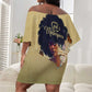 Personalized I Am God's Masterpiece Off Shoulder Short Dress African Women
