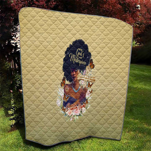 Personalized I Am God's Masterpiece Quilt African Women