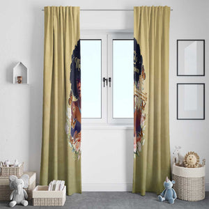 Personalized I Am God's Masterpiece Window Curtain African Women