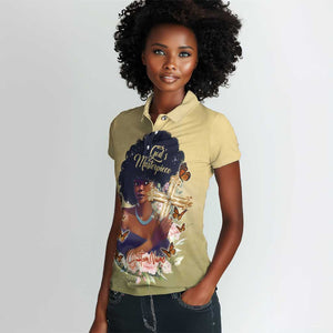 Personalized I Am God's Masterpiece Women Polo Shirt African Women