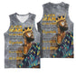 Black Man Africa Basketball Jersey Naturally King DT02