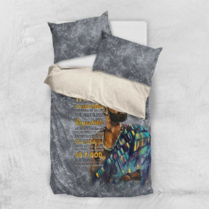 Black Man Africa Bedding Set Naturally King