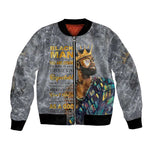 Black Man Africa Bomber Jacket Naturally King