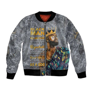Black Man Africa Bomber Jacket Naturally King